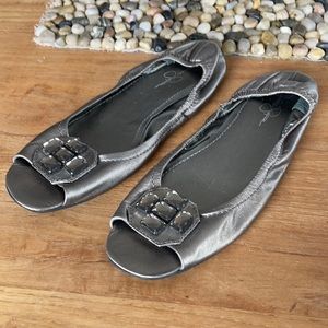 Soft leather sandals.